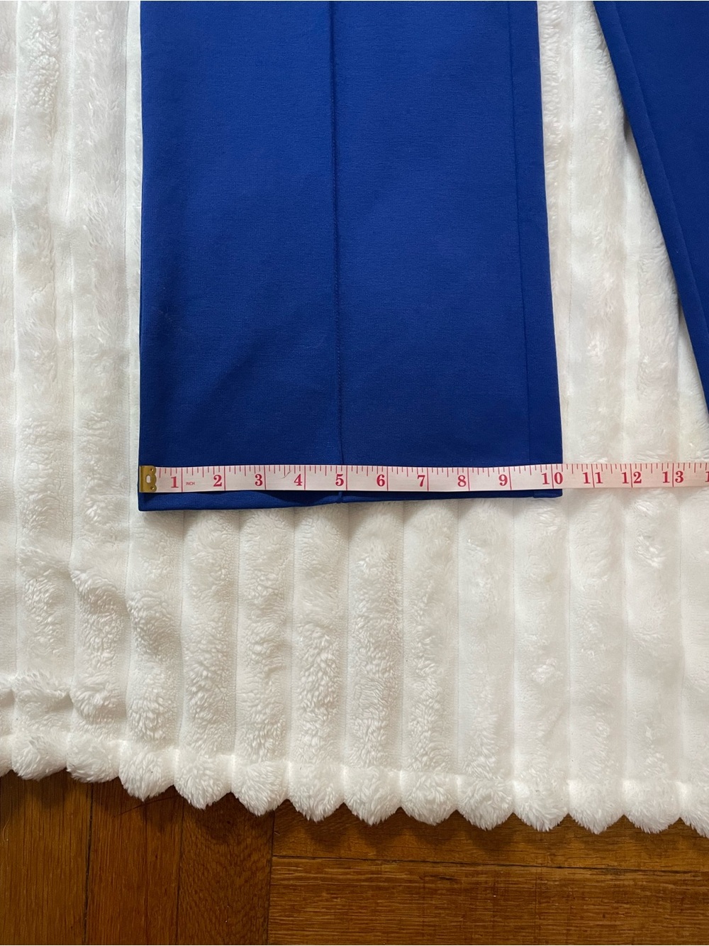 H&M High-Rise Wide Leg Pants in Cobalt Blue - Picture 7 of 14